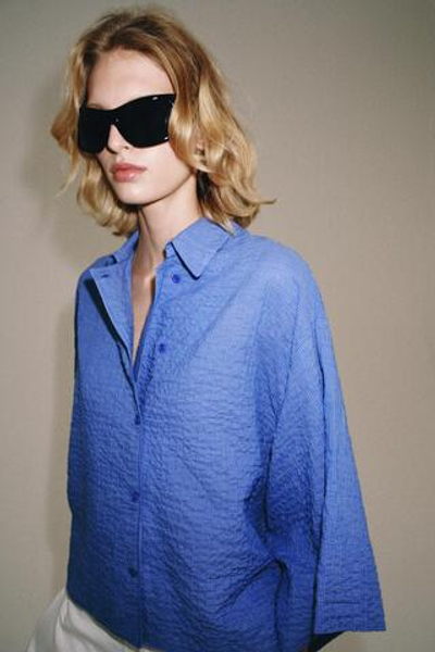 РУБАШКА В КЛЕТКУ — ZW COLLECTION — ZARA