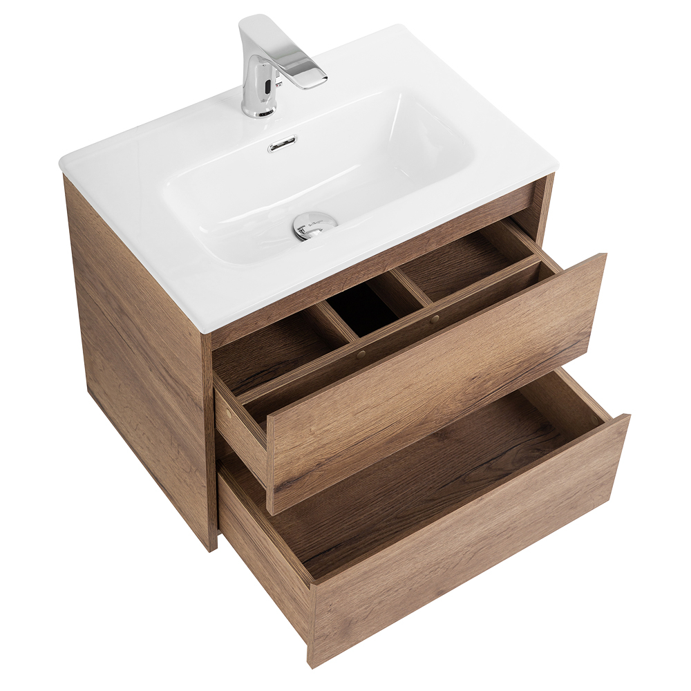 Тумба подвесная с раковиной BelBagno KRAFT 39-500/390-2C-SO-RT