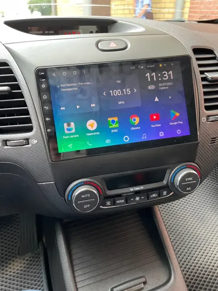Магнитола для KIA Cerato III 2013-2018 - Kuberg QLed, Android 13, Быстрейшая, CarPlay, SIM-слот