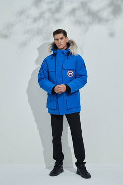 Синяя пуховая парка Expedition Canada Goose премиум класса