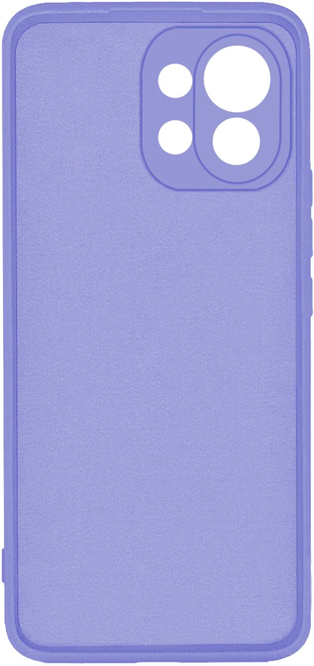 Мягкий Soft Touch чехол из силикона для XIAOMI MI 11 с бархатной подкладкой