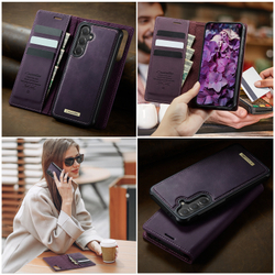 Чехол-кошелек CaseMe 2 in 1 MagSafe Samsung Galaxy S24
