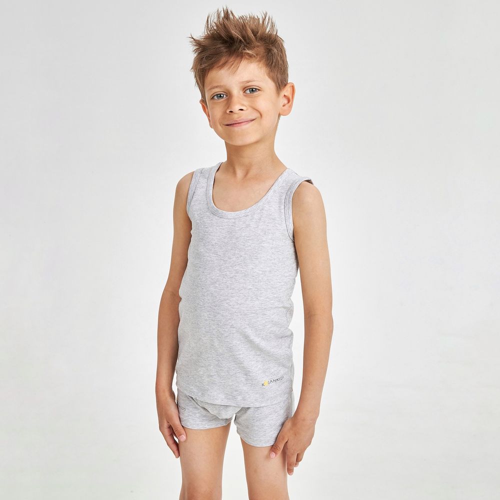Серая майка для мальчика KOGANKIDS