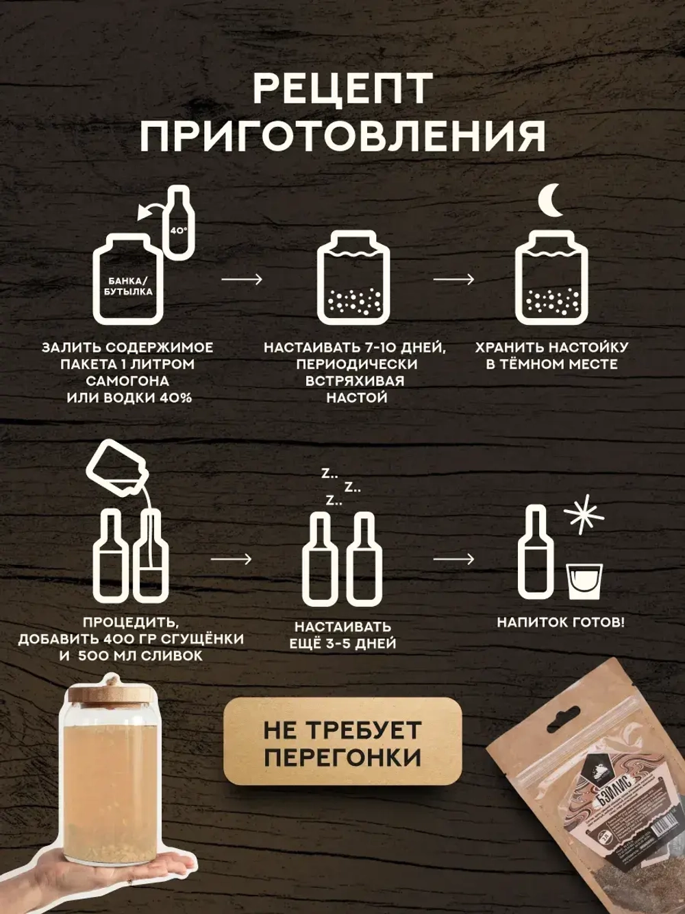 Набор для настойки Бэйлис (Алтайский товар) 1 шт