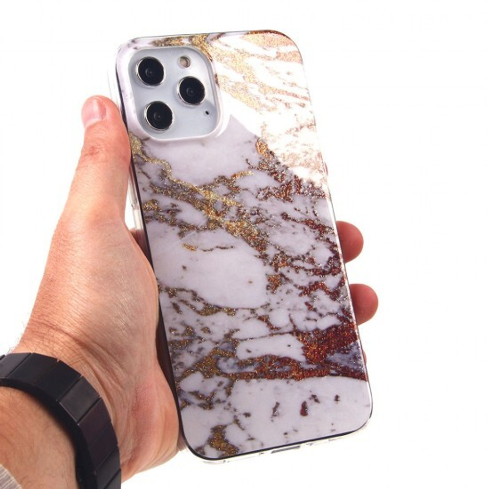 Чехол для iPhone 12 Pro Max Мрамор, ТПУ, 012726