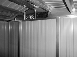 Металлический сарай GreenStorage Эван E коричневый