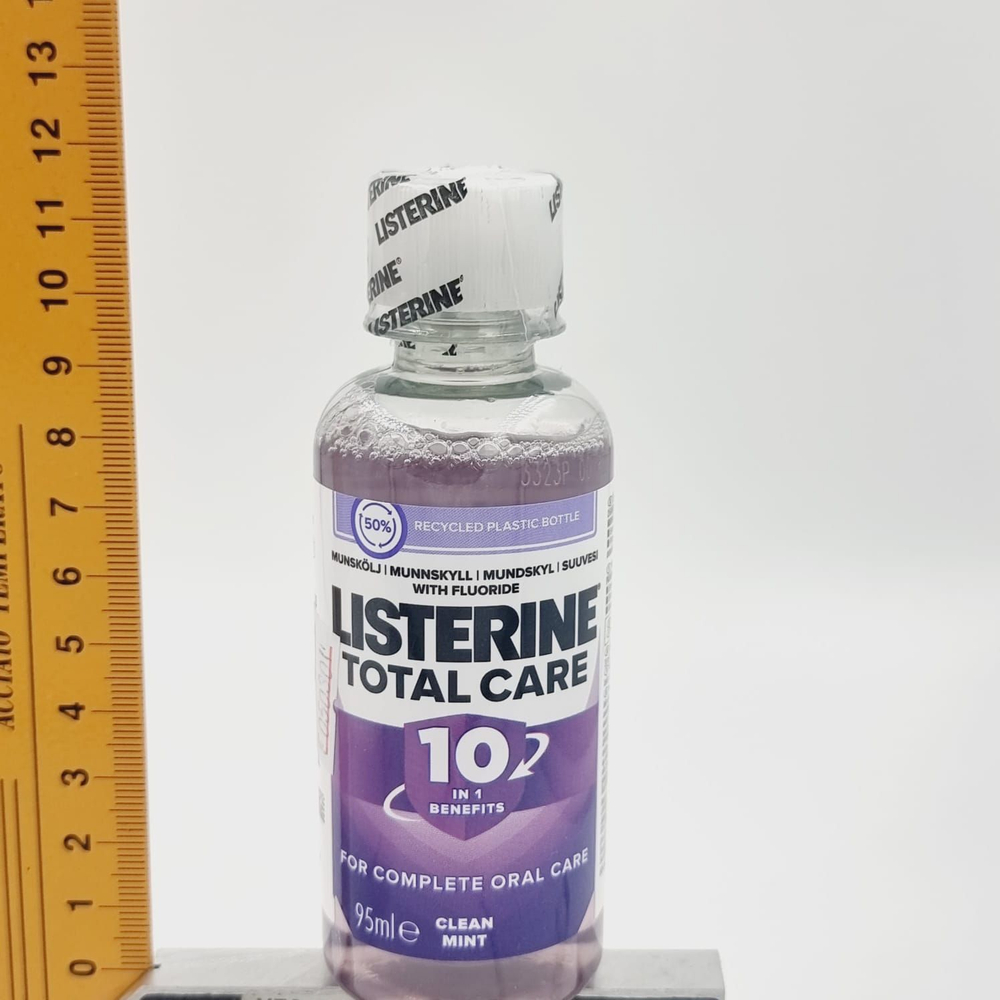 Ополаскиватель для полости рта Listerine Total Care 10 в 1, 95 мл (Из Финляндии)
