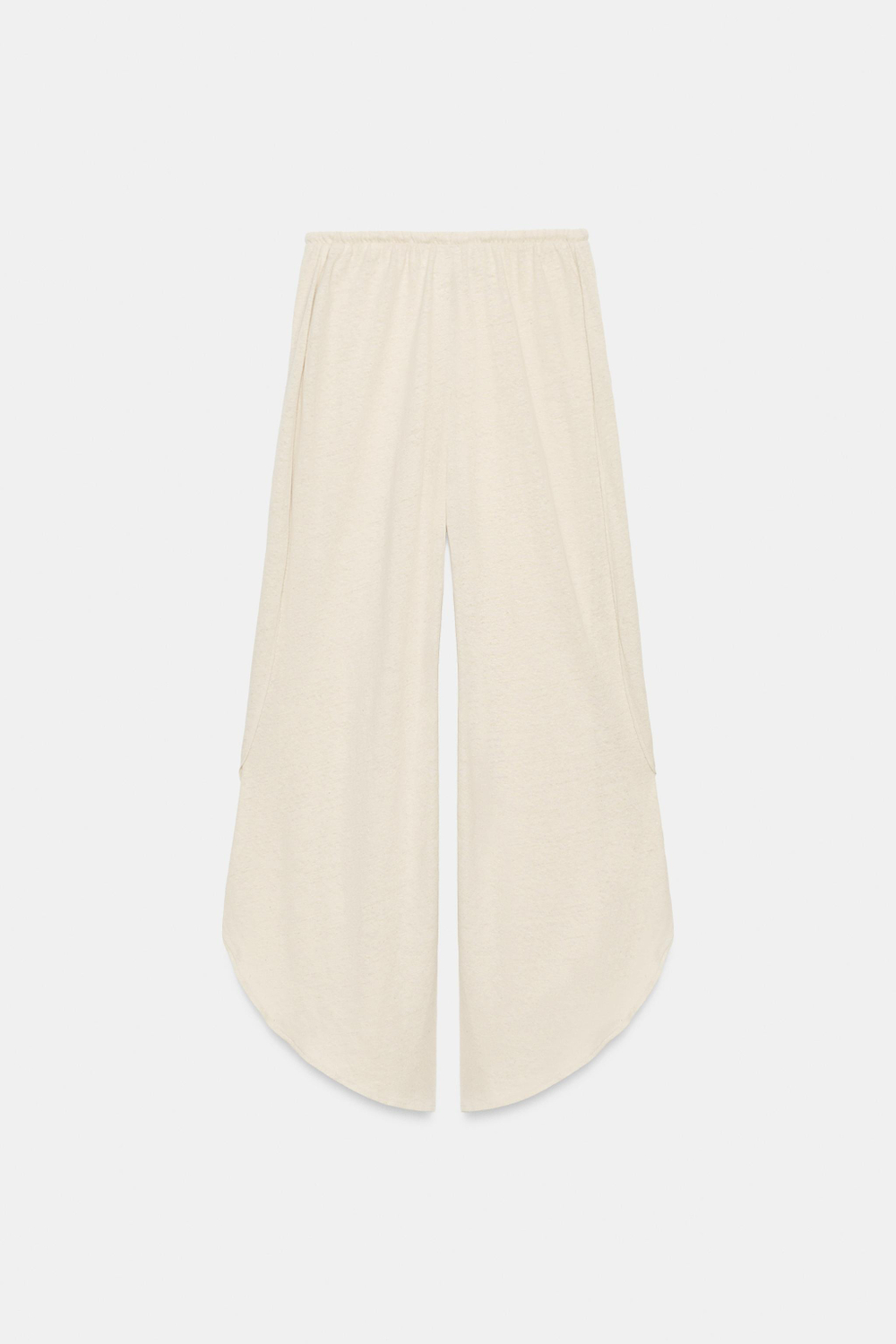 БРЮКИ ИЗ ЛЬНА С РАЗРЕЗАМИ — ZARA