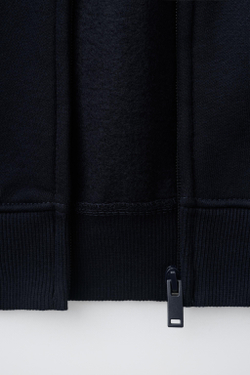 ZARA ХУДИ С МОЛНИЕЙ, МОРСКОЙ СИНИЙ