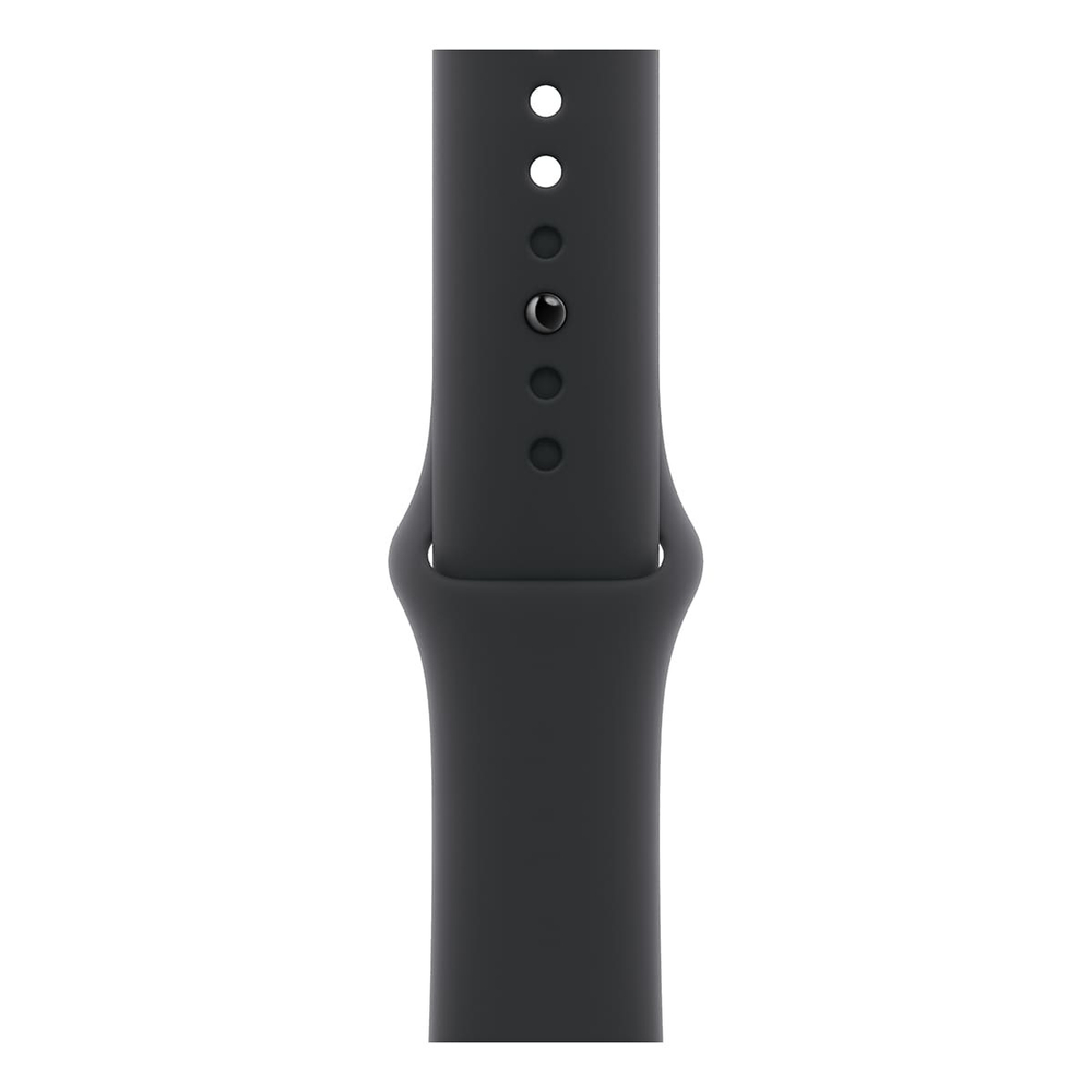 Apple Watch Series 10, 46 мм корпус из алюминия цвета «Jet Black», ремешок Sport Band размера S/M цвета «Black»