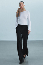 ШИРОКИЕ БРЮКИ В ПОЛОСКУ — ZW COLLECTION — ZARA