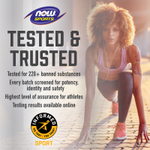 NOW Foods, Sports, моногидрат креатина, 750 мг, 240 вегетарианских капсул