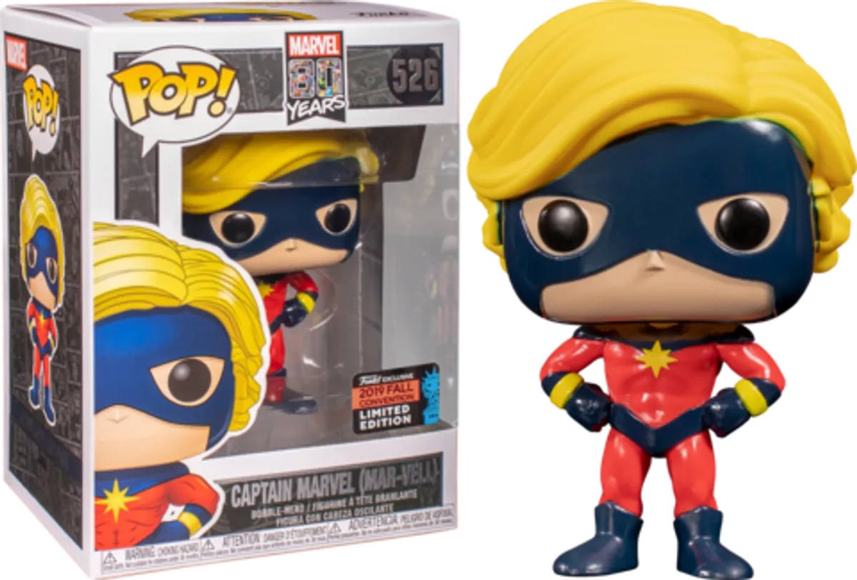 Funko POP! Marvel 80 Years: Captain Marvel (FunKon 2019 Exc) (526)