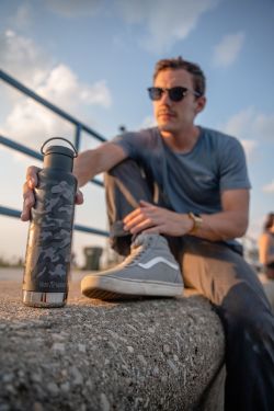 Термобутылка Klean Kanteen Insulated Classic 20oz (592 мл) Black Camo