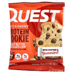 Quest Nutrition, Protein Cookie, арахисовая паста с шоколадной крошкой, 12 печений, 58 г (2,04 унции)