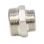 Ниппель латунь никель переходной Ду 32х20 (1 1/4"х3/4") НР VALFEX VF.580.N.114.034