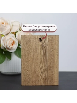 Святые Архангелы Михаил и Гавриил икона деревянная, ясень