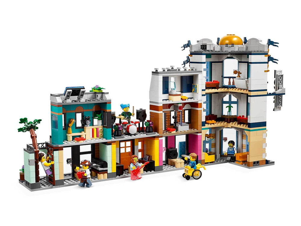 Конструктор Лего Креатор Главная улица | LEGO Creator Main Street коллекционный набор, 31141, 1459 деталей (9+)