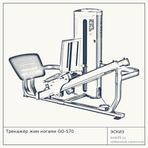 Тренажёр жим ногами GO-S70 — от 362 000 ₽