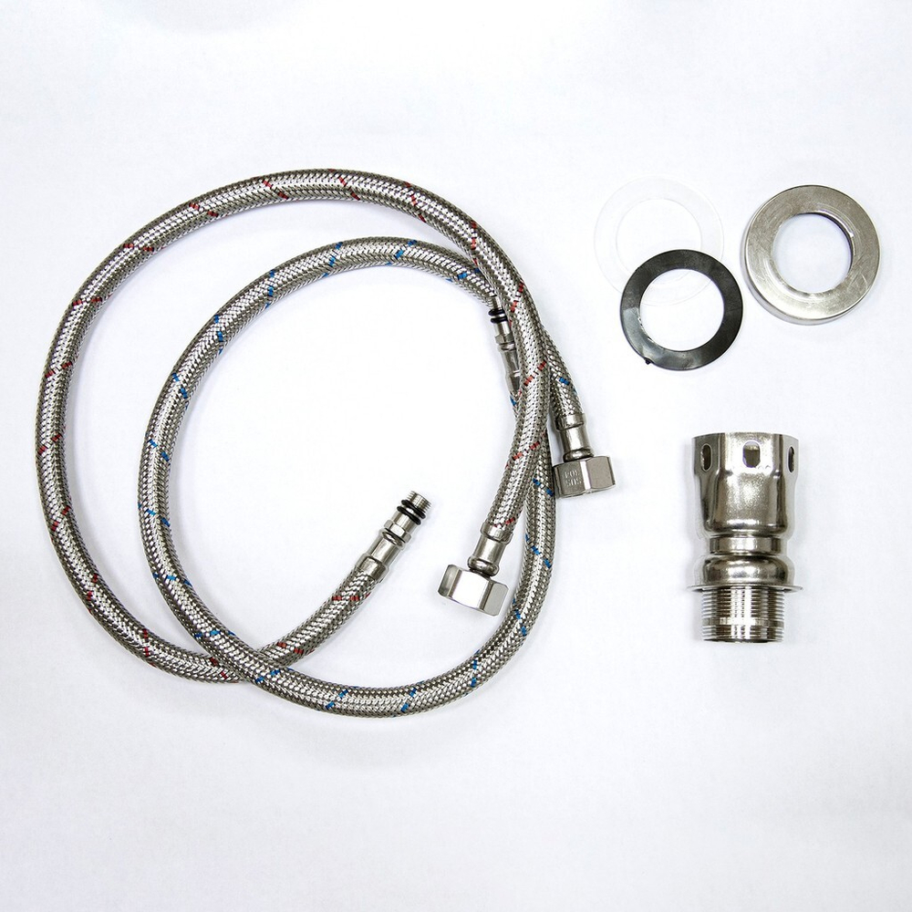 Смеситель для кухни 35к MIXLINE МЛ-ГС15 (ML-GS15) (310) серый высок. излив