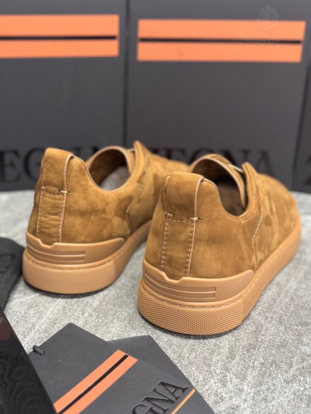 Кеды Zegna Triple Stitch