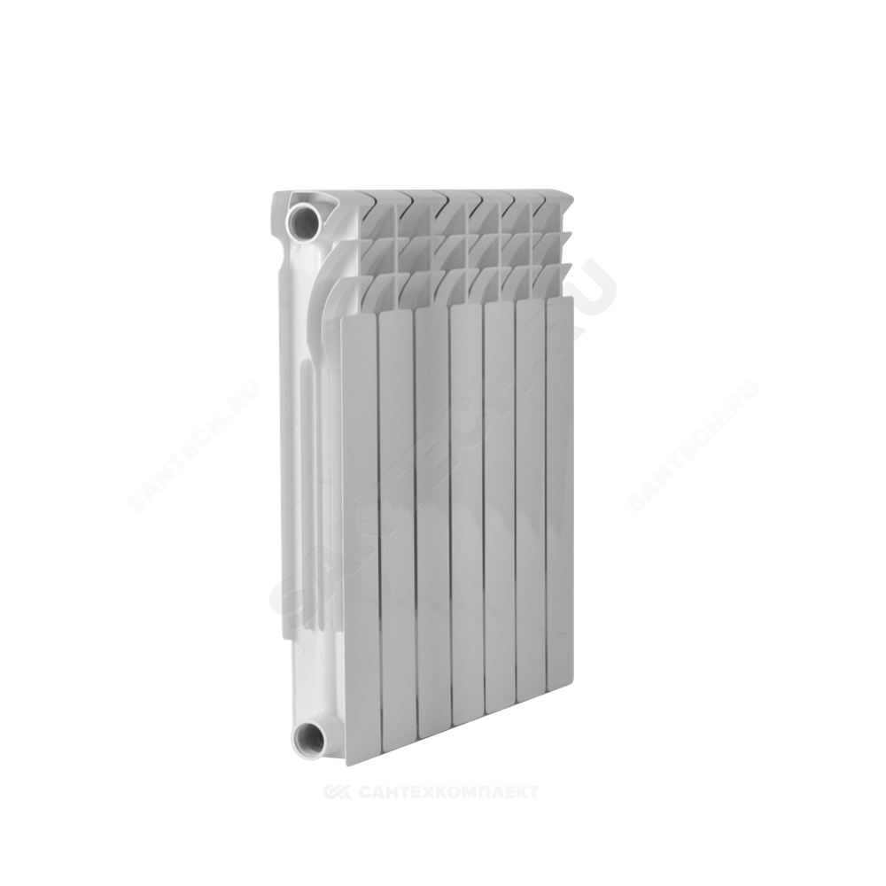 Радиатор биметаллический Ultra Plus 500 6 секций Qну=858 Вт RAL 9016 (белый) Ogint .