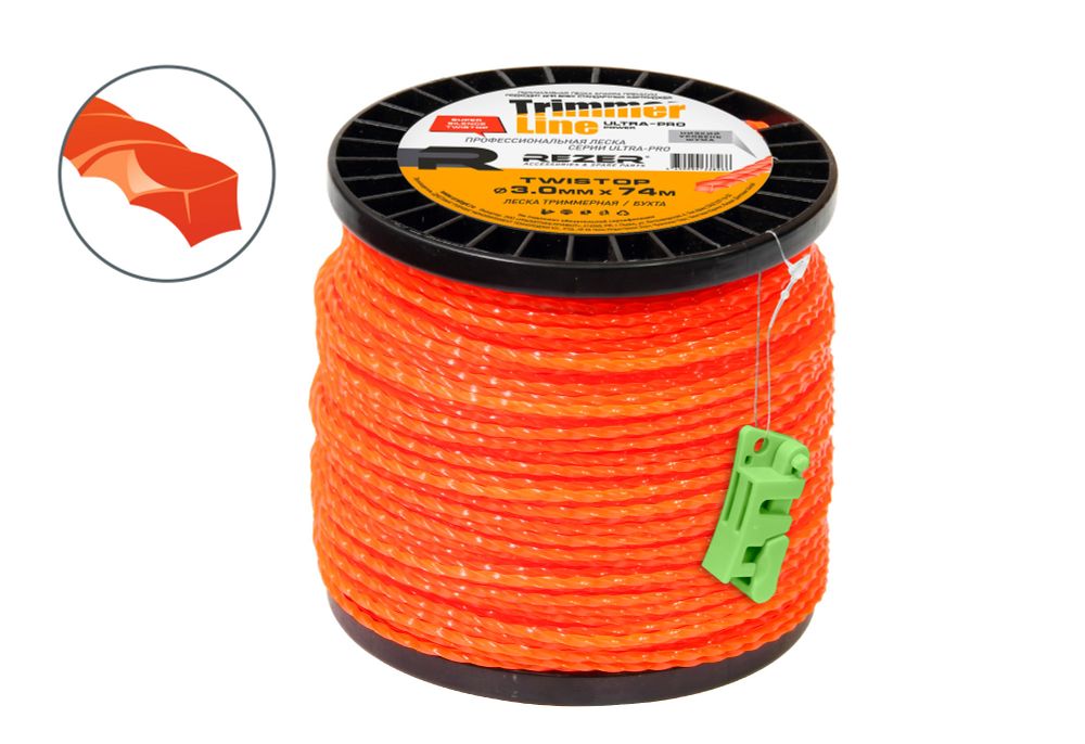 Леска Ultra-pro TWISTOP 3.0мм 74м квадр. Rezer