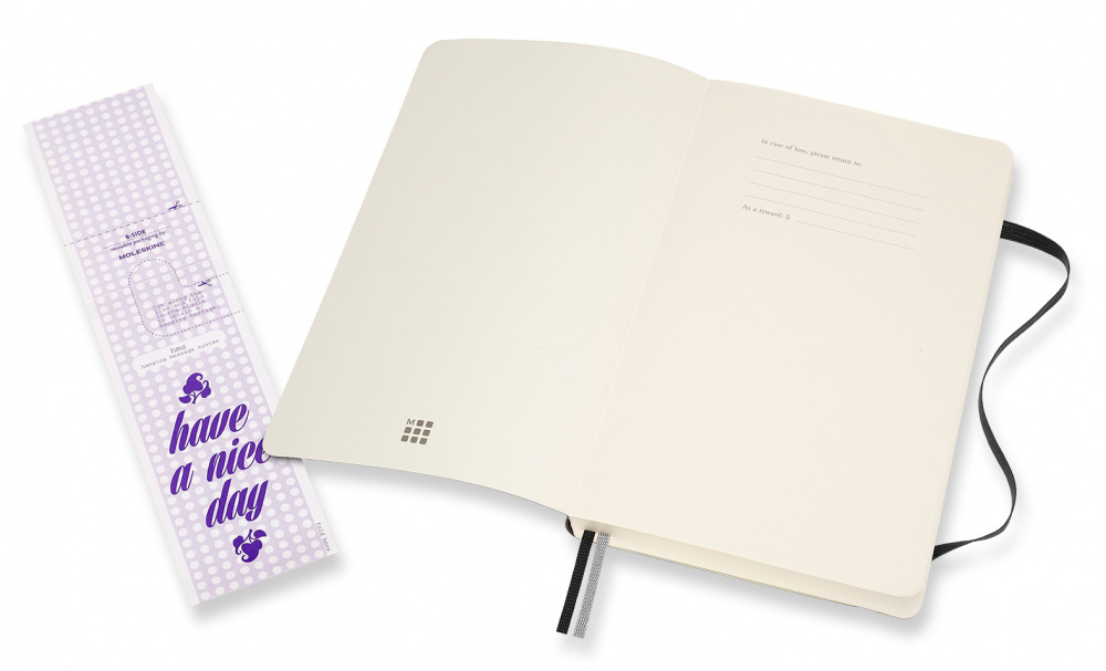 Блокнот Moleskine CLASSIC SOFT EXPENDED (QP619EXP) 13х21 см, 400 стр. в точку, мягкая обложка, черный
