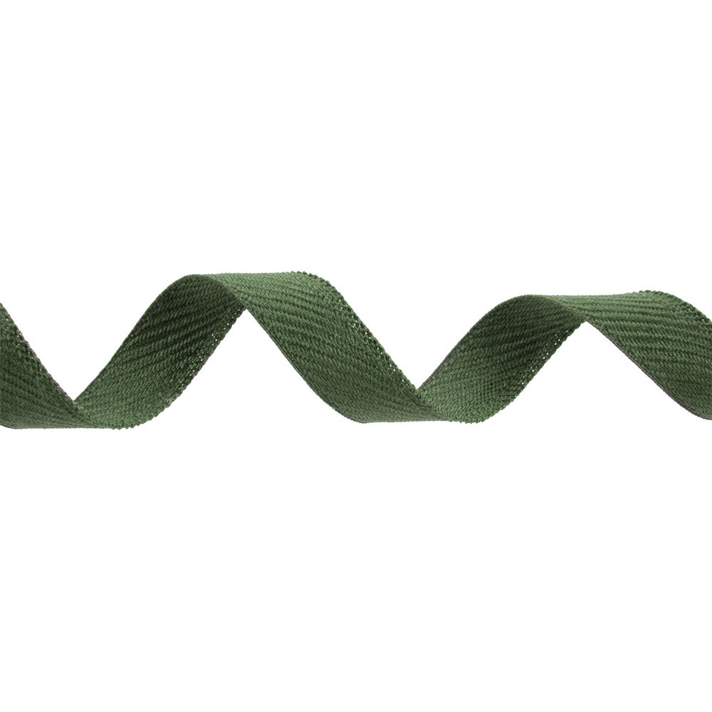 Лента для вешалок 8 мм / 25 метров, рис.5665, оливковый/olive, Gamma, С 2642 (С1184, с3307)