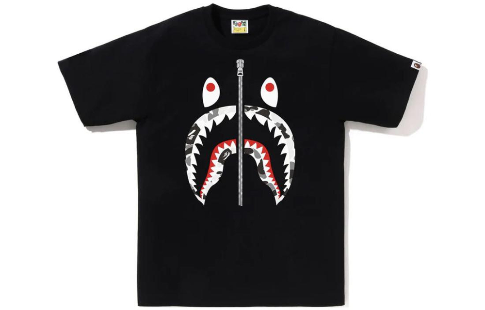A Bathing Ape Abc Camo Shark черный серый