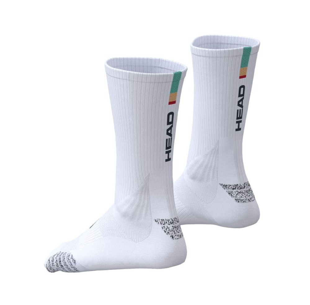 Теннисные носки Head Color Crew 1P — white/tourquoise
