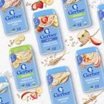 Gerber, Lil 'Bits®, каша для детей от 8 месяцев, овсянка, банан и клубника, 227 г (8 унций)