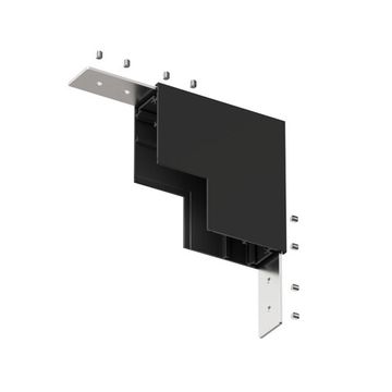 Угловой механический соединитель трека TR8518-BK черный SMART 48V BASE Denkirs