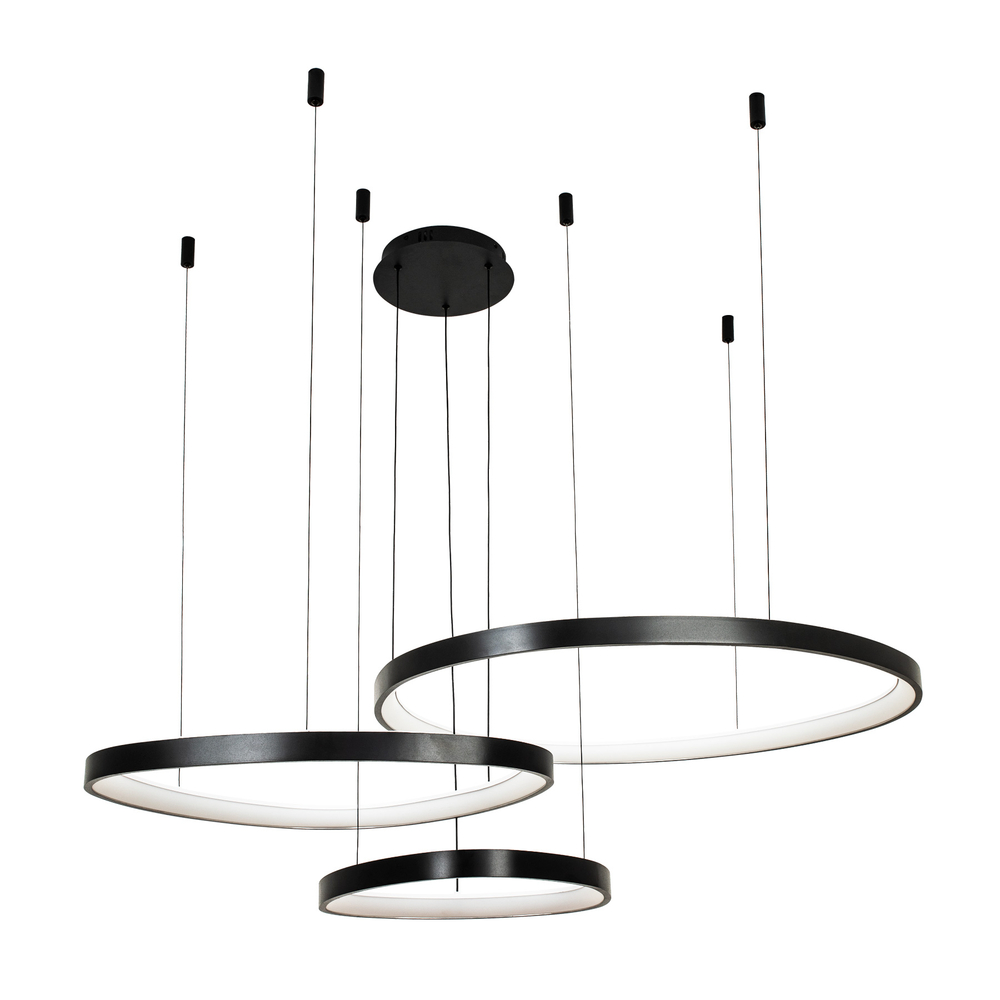 Подвесной светодиодный cветильник LED4U L8805-800-650-450 BK