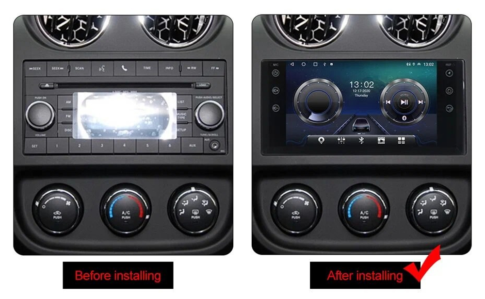 Штатная магнитола для JEEP / DODGE / CHRYSLER 2006-2013 KUBERG MKD-7145-S10
