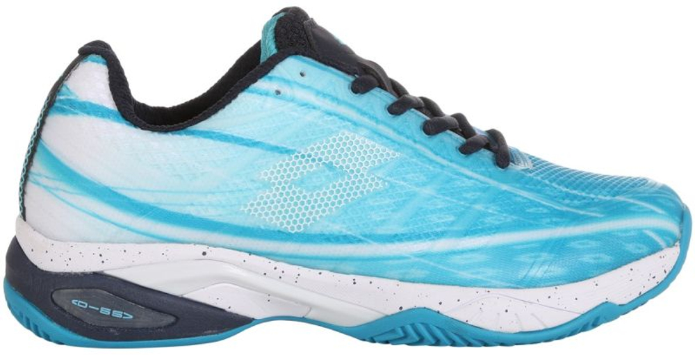 Женские теннисные кроссовки Lotto Mirage 300 Clay W - blue bay/all white/navy blue