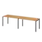 Бенч линейный на 2 рабочих места АМБЛ-005  3600x730x760 Арго-М