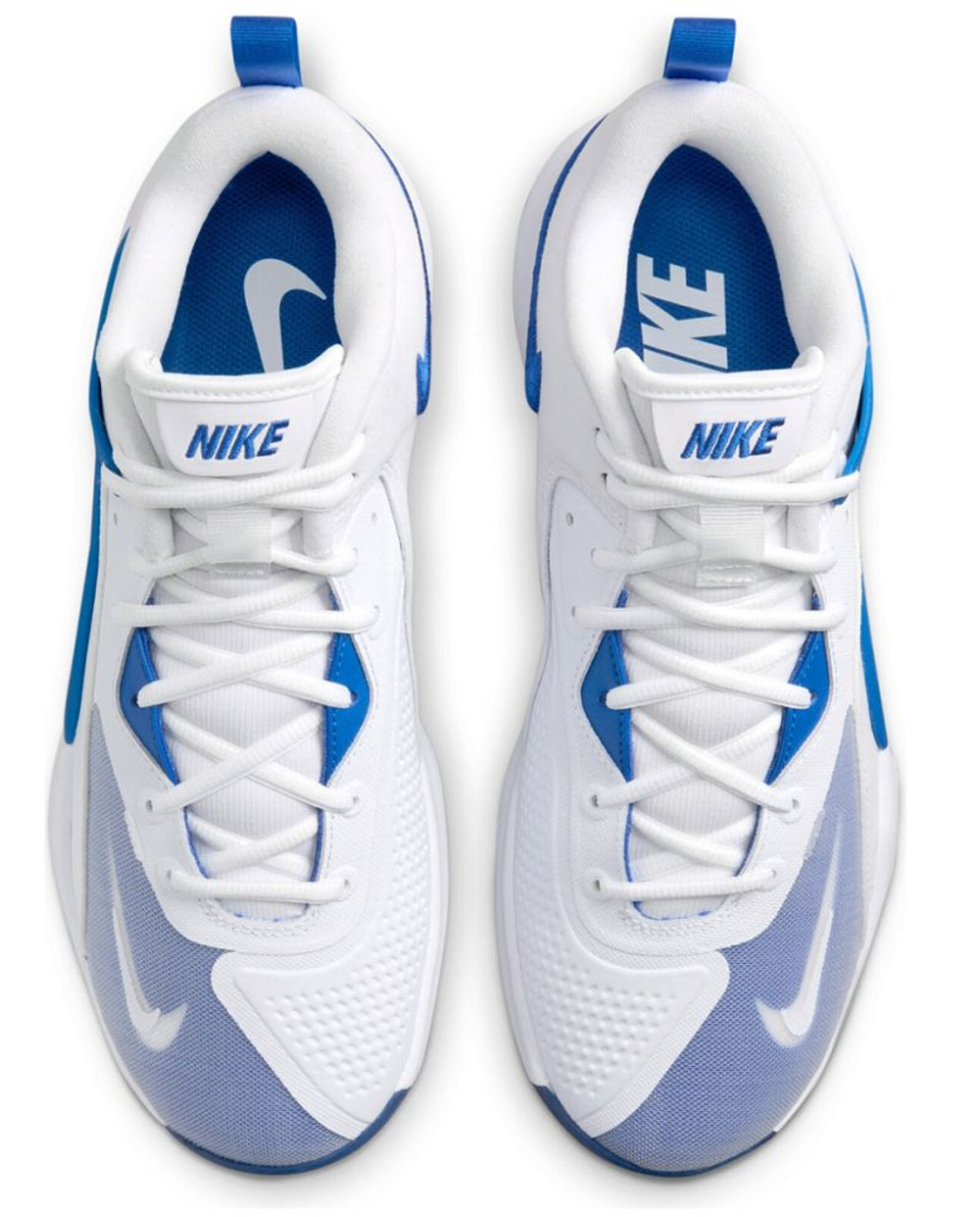 Мужские кроссовки для бадминтона/сквоша Nike Zoom Hyperset 2 — white/white/game royal