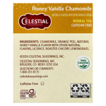 Celestial Seasonings, травяной чай, со вкусом меда, ванили и ромашки, без кофеина, 20 чайных пакетиков, 47 г (1,7 унции)