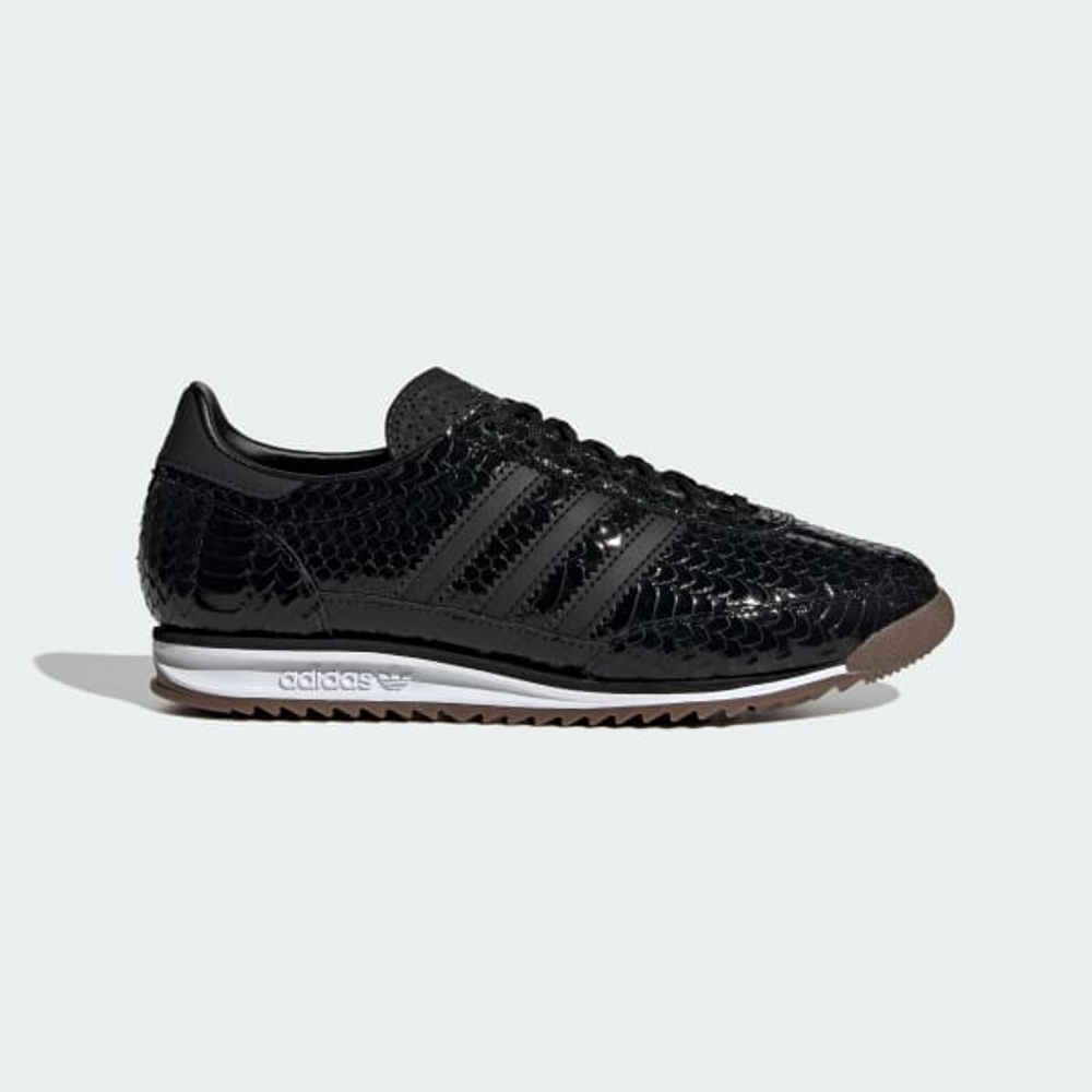 ADIDAS Кроссовки SL 72 OG с анималистическим принтом, черный/белый