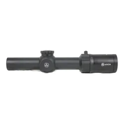 Оптический прицел ARKON Model B 1-8x24 / Аркон Модель Б 1 8 на 24 - общий вид сбоку, черный корпус