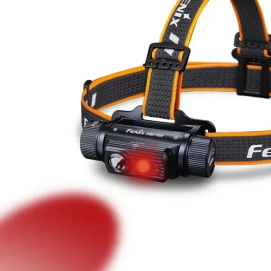 Фонарь Fenix Мод. HM70R (1600лм-186м)(светодиод: Luminus SST40 белый + Cree XP-G2 HE нейтрально белый + 2шт.Everlight 2835 красный)(206г)