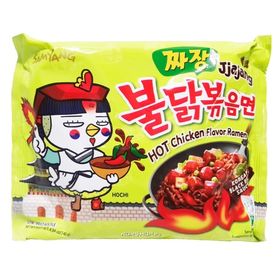 Лапша б/п со вкусом курицы Джаджан Samyang, Корея, 140 г