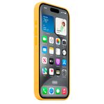 Силиконовый чехол с поддержкой MagSafe Apple Silicone Case для iPhone 15 Pro Max, Sunshine (Лучезарный желтый)