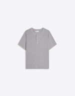 Мужская футболка-хенли с коротким рукавом - BERSHKA