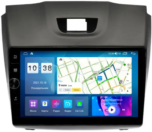 Магнитола для Chevrolet TrailBlazer 2012-2015 - Parafar PF957LHDAV на Android 12, Быстрая, CarPlay, 4G SIM-слот