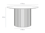 Стол журнальный Mono Stripe D70/D38/H42