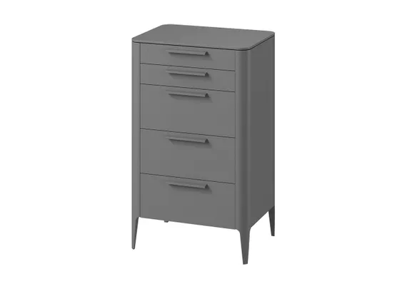 Комод Type oak высокии? 5 ящиков (серый)
