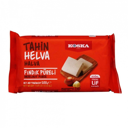 Кунжутная халва с пюре из фундука Koska | Коска 200г
