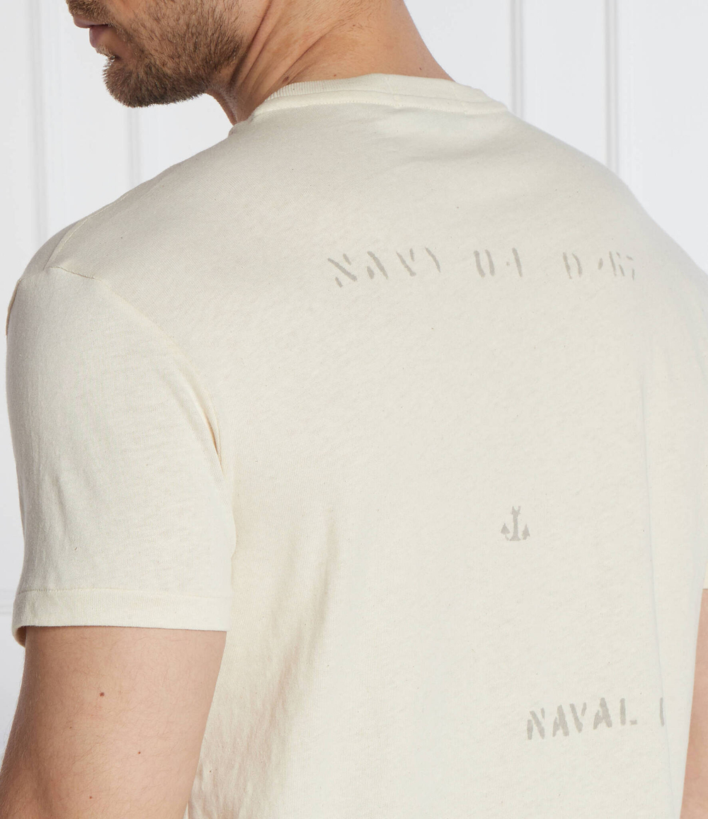 Футболка POLO RALPH LAUREN - кремовый(710934710)